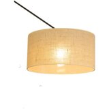  LED podesiv luster na šipci GORTA 1xE27/60W/230V juta | Eponuda.com