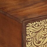  Kava Stol Medeno smeđa 80 x 50 x 40 cm Čvrsto drvo manga | Eponuda.com
