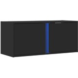  Zidni TV ormarić s LED svjetlima crni 80x31x35 cm | Eponuda.ba