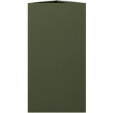  Vrtna sadilica maslinastozelena trokutasta 40x34,5x75cm čelična | shoptok.hr