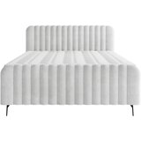 MID.YOU POSTELJA Z VZMETNICO 180 cm x 200 cm , les, tekstil, leseni material svetlo siva | Shoptok.si