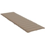  Jastuk za ležaljku smeđesivi 200 x 50 x 3 cm od tkanine Oxford | Eponuda.com