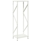  Stalak za drva bijeli 34x25x100 cm Hladno valjani čelik | shoptok.hr