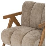 Ixia Rjav fotelj iz šenilje Birch – | Shoptok.si