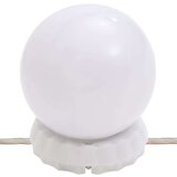  Komplet toaletnih mizic z LED lučkami rjavi hrast konstr. les, (20712967) | Shoptok.si