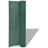 Dvostrana vrtna ograda PVC 90 x 500 cm zelena | Eponuda.com