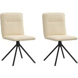 Maison Chic Jedilni stoli - Vzorci stoli 2 kosa krem blago A283, (22032003) | Shoptok.si