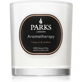 Parks London Aromatherapy Tobacco & Leather dišeča sveča 220 g