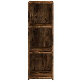 vidaXL Komoda dimljeni hrast 30x41x93 cm inženirski les | Shoptok.si