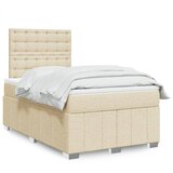  Krevet box spring s madracem krem 120 x 190 cm od tkanine | shoptok.hr