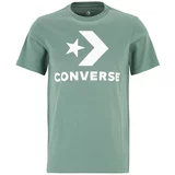 Converse Majica smaragdno zelena / bijela