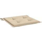 vidaXL jastuci za vrtne stolice 4 kom bež 50 x 50 x 3 cm od tkanine | shoptok.hr