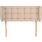  Uzglavlje s ušima boja cappuccina 93x23x78/88 cm umjetna koža | shoptok.hr