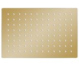  The Living Store Tuš glava nerjaveče jeklo 30x20 cm pravokotna zlata - Tuš Glava, (21448182) | Shoptok.si