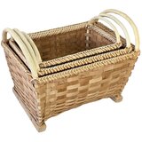  Drvene košare za pepeo (3 kom) | shoptok.hr