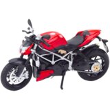Metalni motor za igru sa zvučnim i svjetlosnim efektima 1:12 - crno/crveni | shoptok.hr