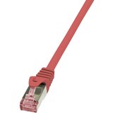 Logilink CQ2044S RJ45 mrežni kabel, Patch kabel cat 6 S/FTP 1.50 m crvena vatrostalan, sa zaštitom za nosić 1 St. | shoptok.hr