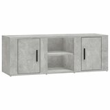 TV ormarić boja betona 100x31,5x35 cm od konstruiranog drva | Shoptok.si