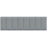 vidaXL Vzglavna stranica svetlo siva 160 cm blago | Shoptok.si