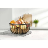 Posuda za Voće Confortime Rustic Crna 25 x 25 x 13 cm 390 cm (12 kom.) | shoptok.hr