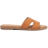Shelvt Caramel women's flip-flops with cutouts Cijene