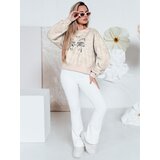 DStreet Bluza damska krótka oversize z motywem tie-dye DENVIS jasnoszara | Shoptok.si