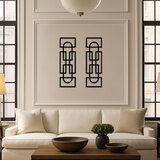 Wallity zidna dekoracija echo forms 2'li set, 24 x 74 cm, 2 komada | Eponuda.com
