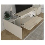 Hanah home Set TV ormarić i zidna polica Veyron, krem | Eponuda.ba