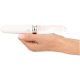 Liaison You2Toys - punjivi LED vibrator od silikonskog stakla (prozirno-bijeli) | shoptok.hr