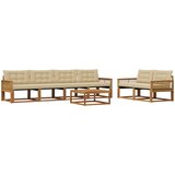  Set vanjskih sofa 7 kom. Prirodna i bež | shoptok.hr