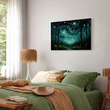  Slika - Starry night - a contemporary version of Van Gogh\'s night sky 90x60 Akustična | shoptok.hr