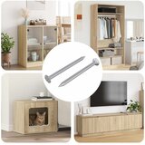  Čavli za Drvo 2 pcs Srebrno Ø 3 x 15 mm Metal Cene