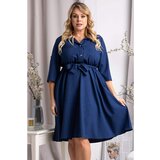 Karko Woman's Dress SA021 Navy Blue Cene