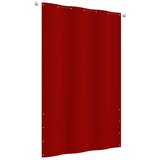 vidaXL Balkonsko platno rdeče 140x240 cm tkanina Oxford Cene