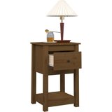  Nočna omarica 2 kosa medeno rjava 40x35x61,5 cm trdna borovina, (20716745) | Shoptok.si