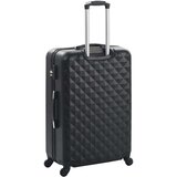vidaXL 3-dijelni set čvrstih kovčega crni ABS | shoptok.hr