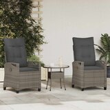  Vrtna stolica 2 pcs Siva i tamno siva 56 x 60 x 112 cm - siva i tamnosiva | shoptok.hr