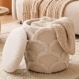 Livetastic TABURE, tekstil krem barve Slike
