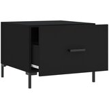  Stolići za kavu 2 kom crni 50x50x40 cm od konstruiranog drva | shoptok.hr