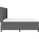  LED Box Spring Krevet Tamno siva 180 x 200 cm tkanina | shoptok.hr