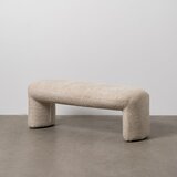 Ixia Bež klupa od bouclé tkanine Suave – | shoptok.hr