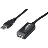 Digitus USB kabel USB 2.0 USB-A vtičnica\, USB-A vtič 25.00 m črna z USB-jem\, s podaljškom DA-73103, (20416425) | Shoptok.si