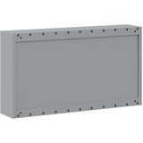 vidaXL Ormar za alate Sivi, Crni Hladno valjani čelik 100 x 20 x 55 cm | shoptok.hr