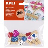 Apli Mini drvene kraft štipaljke Cene