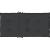  Jastuci za vrtne stolice 6 kom crni 100 x 50 x 3 cm od tkanine | shoptok.hr