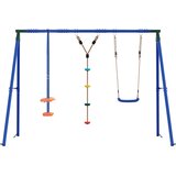  Set vanjskih ljuljački Šareni Čelik i PE | shoptok.hr