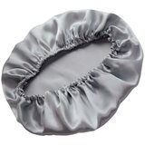 INF Svilena spalna kapa za dolge lase - Zračna svilena kapa za lase Grey, (21749033) | Shoptok.si