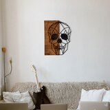 Atelier Del Sofa zidna dekoracija Skullr, 44x58 cm, Smeđe boje | ePonuda.com