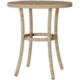  3-dijelni bistro set s jastucima bež od poliratana | shoptok.hr