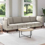  Set namještaja za dnevni boravak 4 pcs Zobena Tkanina | shoptok.hr
